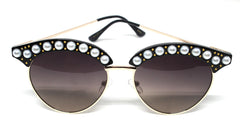 Janie Pearl Embellished Sunglasses