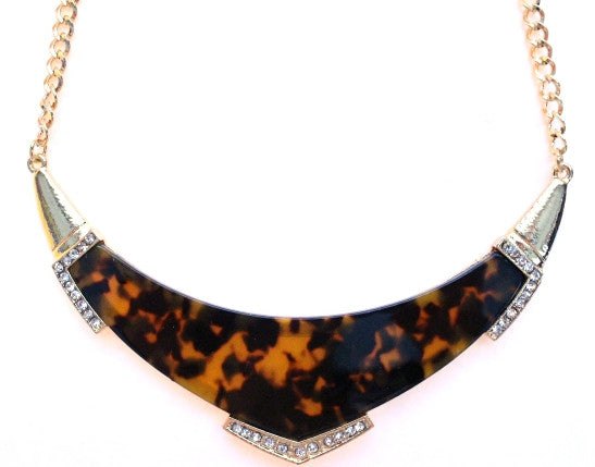 Tortoise Bib Necklace