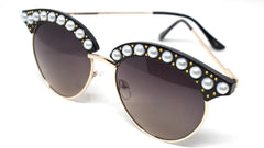 Janie Pearl Embellished Sunglasses