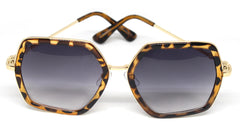 Genevieve Over-sized Sunglasses- Tortoise Frame