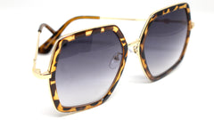 Genevieve Over-sized Sunglasses- Tortoise Frame