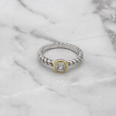 Sydney Delicate Ring- Crystal Stone