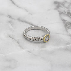 Sydney Delicate Ring- Crystal Stone