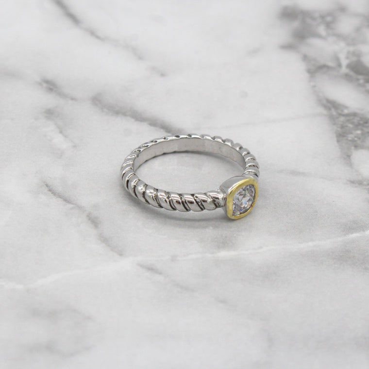 Sydney Delicate Ring- Crystal Stone