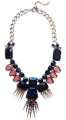 Luxe Golden Fringe Statement Necklace
