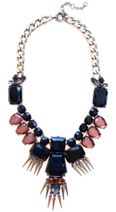 Luxe Golden Fringe Statement Necklace