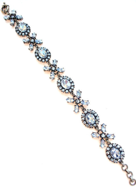Crystal Floral Garland Bracelet