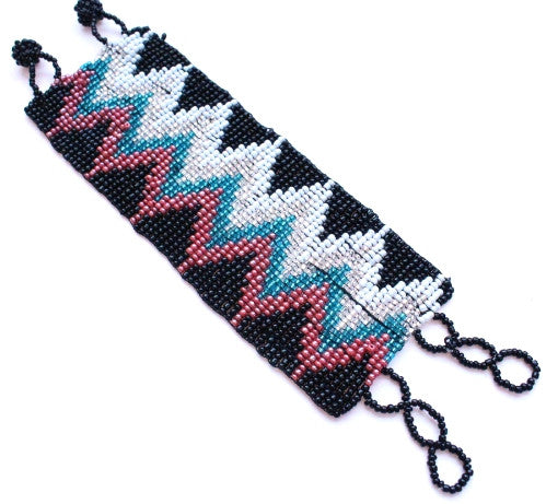 Beaded Chevron Bracelet