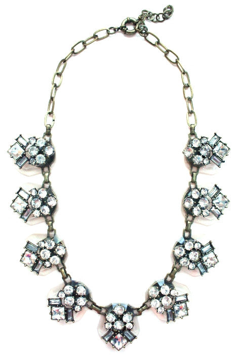 Crystal Clear Collar Necklace