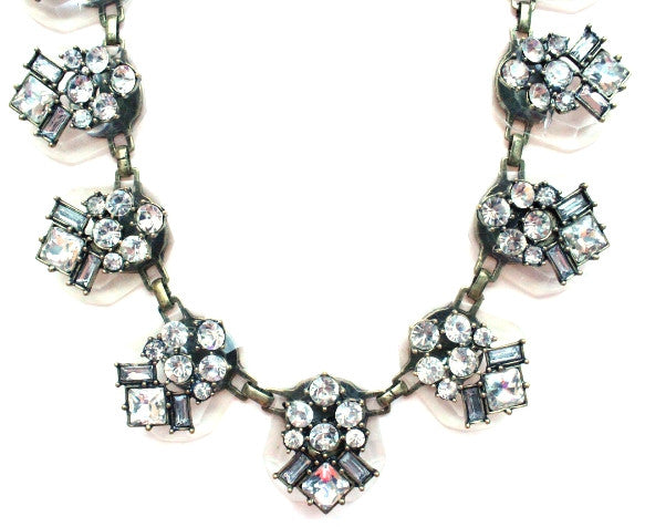Crystal Clear Collar Necklace