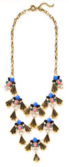 Vintage Jeweled Sparkle Statement Necklace