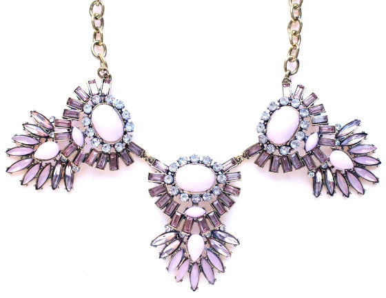 Pretty in Pale Pink Statement Necklace
