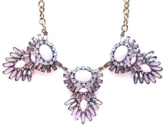 Pretty in Pale Pink Statement Necklace