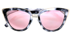Marble Cat Eye Sunglasses- Rose Revo