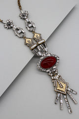 Abigail Crystal Embellished Necklace