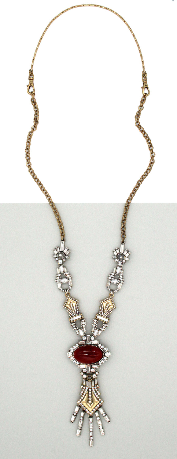 Abigail Crystal Embellished Necklace