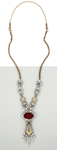 Abigail Crystal Embellished Necklace