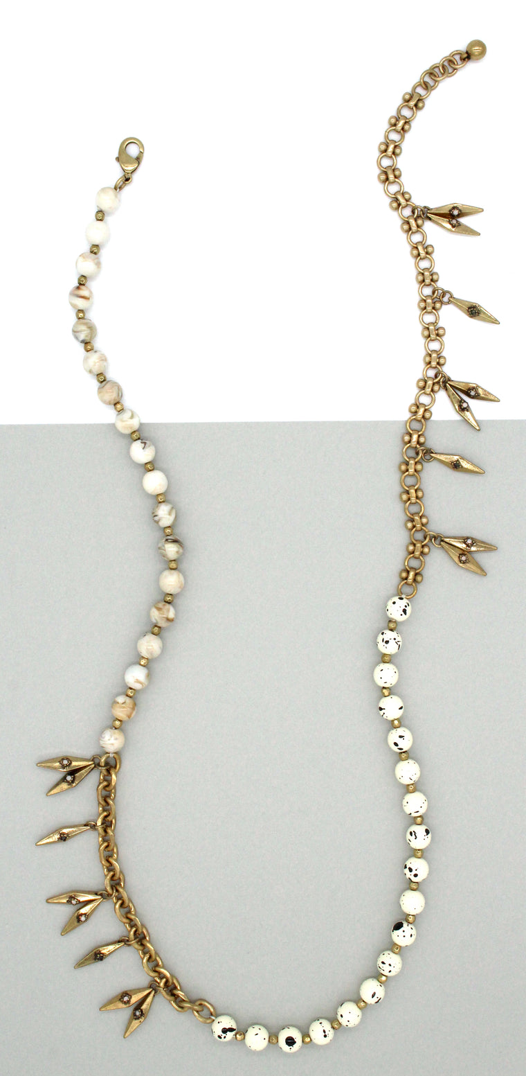 Davina Beaded Mix Long Necklace