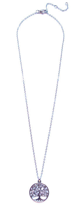 Tree of Life Pendant Necklace- Silver