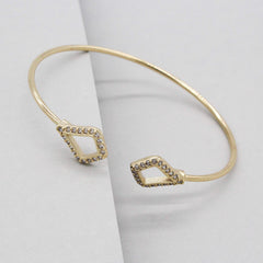 Destiny Shimmer Cuff Bracelet- Gold