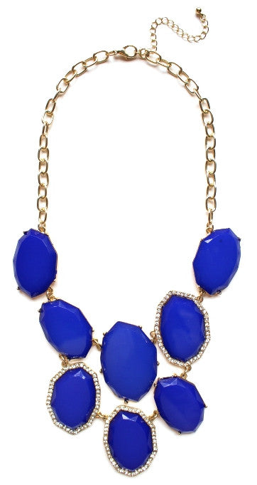 Royal Stone & Crystal Necklace