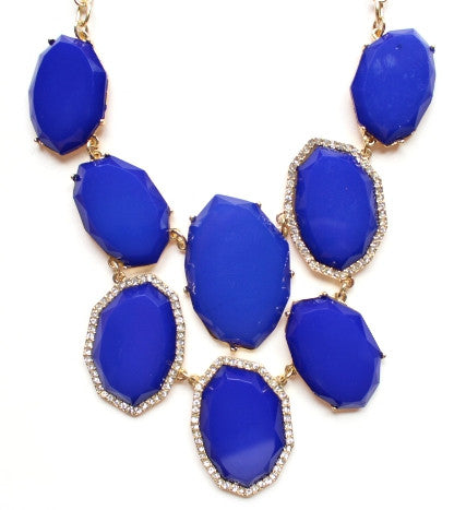 Royal Stone & Crystal Necklace