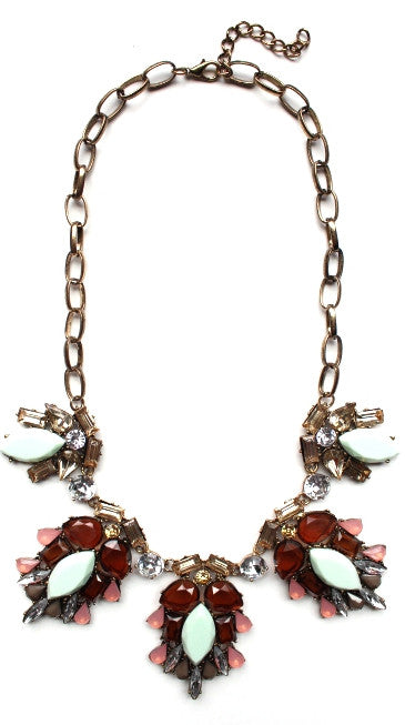 Mint Seed Clusters Necklace