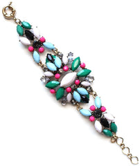 Technicolor Floral Bracelet