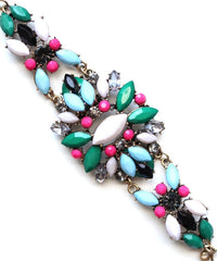 Technicolor Floral Bracelet