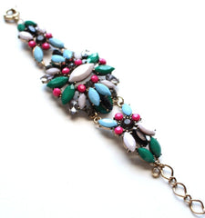 Technicolor Floral Bracelet