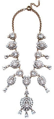 Luxe Crystal Drops Statement Necklace