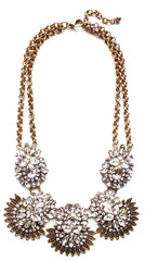 Crystal Rays Two Chain Necklace