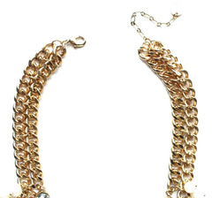 Chunky Pearl & Crystal Statement Necklace