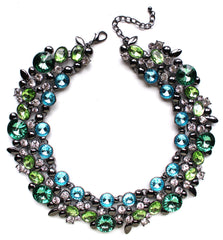 Luxe Shiny Stone Collar Necklace