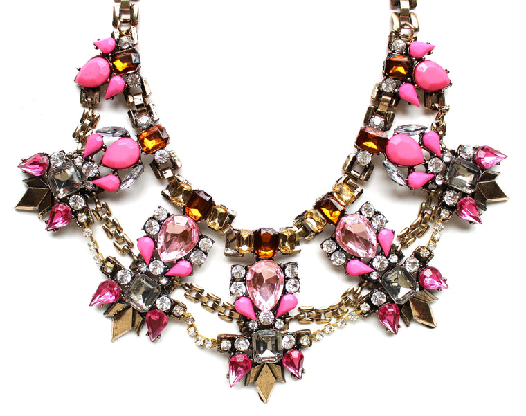 Pink Paradise Statement Necklace