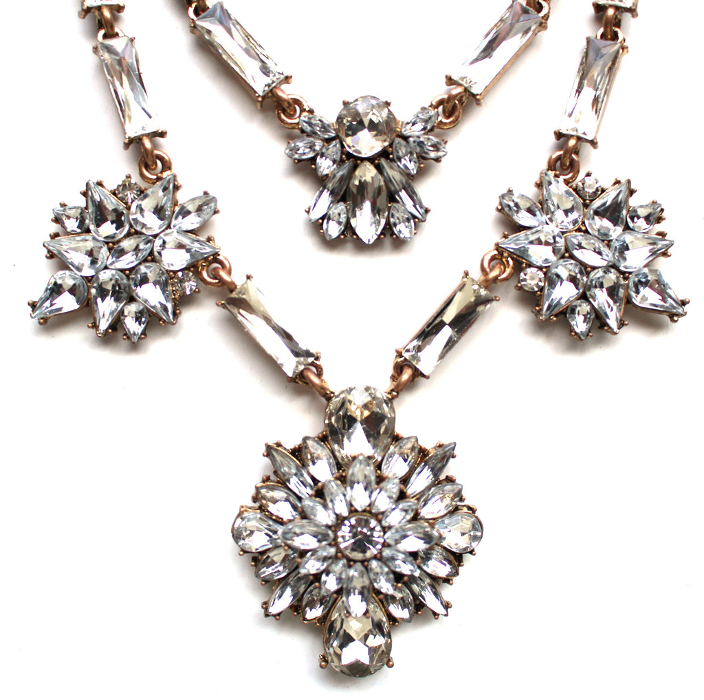 Luxe Double Layer of Sparkle Necklace