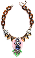 Tortoise Pop Iconic Fringe Necklace