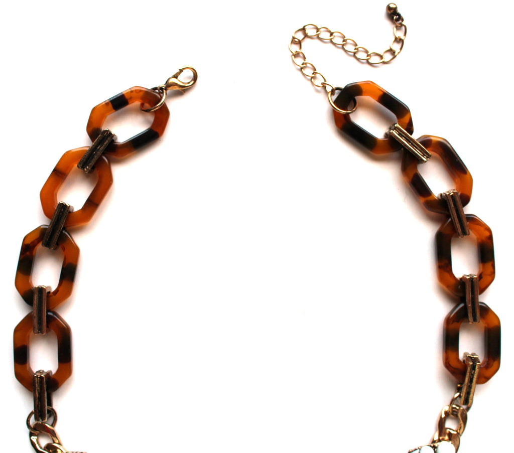 Tortoise Pop Iconic Fringe Necklace
