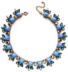 Luxe Crystal Spike Collar Necklace