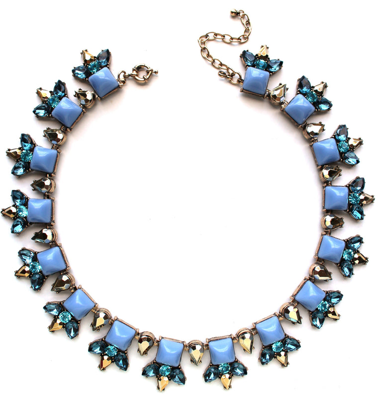 Luxe Crystal Spike Collar Necklace