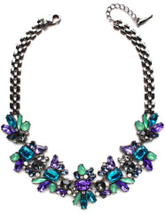 Magically Floral Crystals Necklace