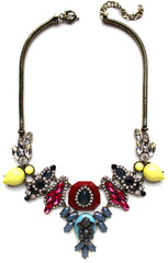 Luxe Mixed Stone & Colorful Sparkle Necklace