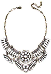 Boho Stone Tiles & Shine Necklace