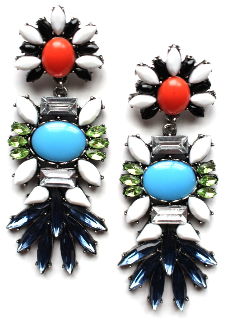 Spring Blossom Statement Earrings