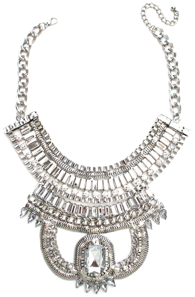 Grecian Warrior Bib Necklace