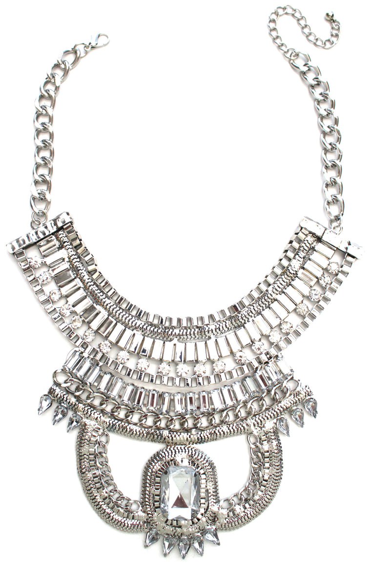 Grecian Warrior Bib Necklace