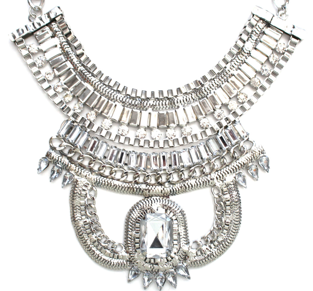 Grecian Warrior Bib Necklace
