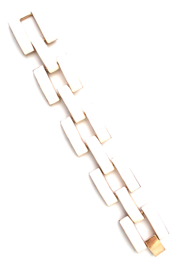 Square Enamel Link Bracelets- 10 Color Options