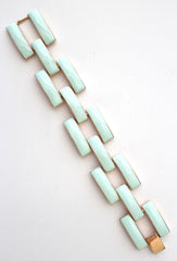 Square Enamel Link Bracelets- 10 Color Options