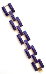 Square Enamel Link Bracelets- 10 Color Options
